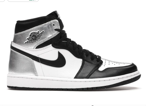 Jordan 1 Retro High Silver Toe